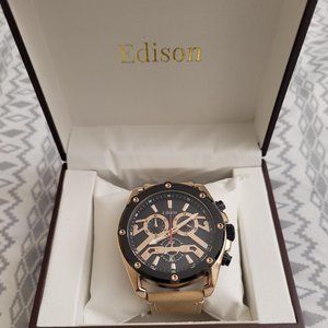 Edison men's watch.  NWOT